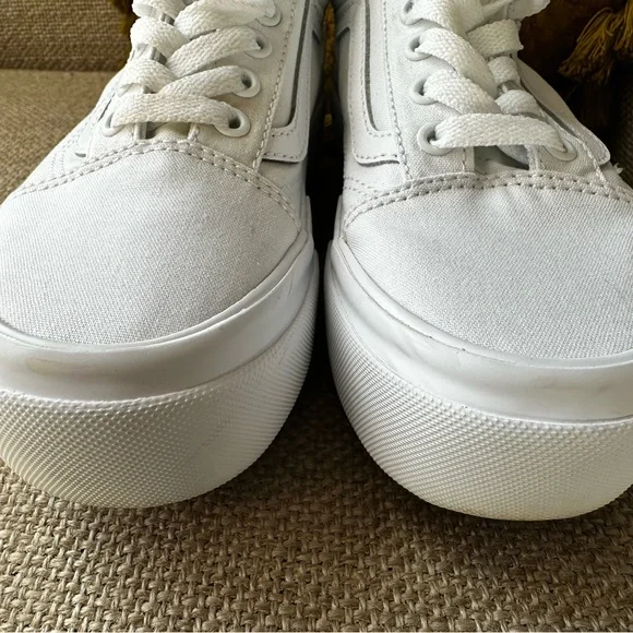 White Platform Sneakers - Picture 7 of 15